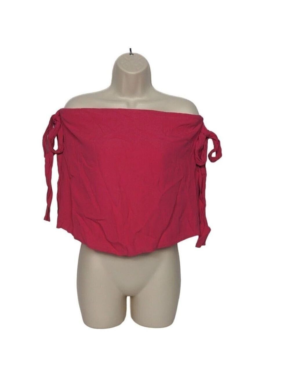 Lucca Women's Large Pink Tube Top Sleeveless